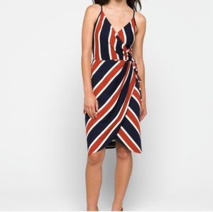 Annora Faux Wrap Knit Dress